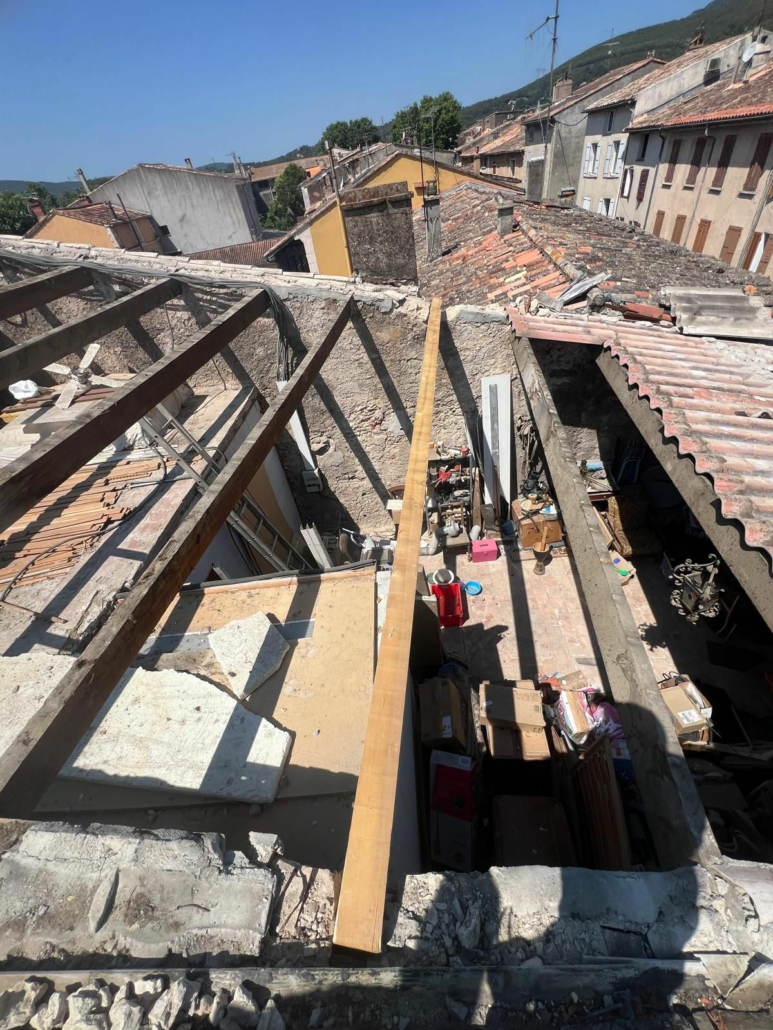 Rénovation complète d'une toiture à Cogolin